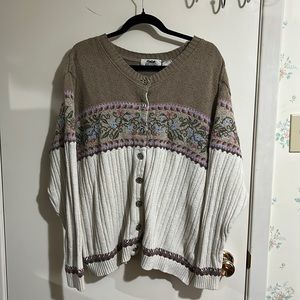 Northern Reflections Floral Cardigan